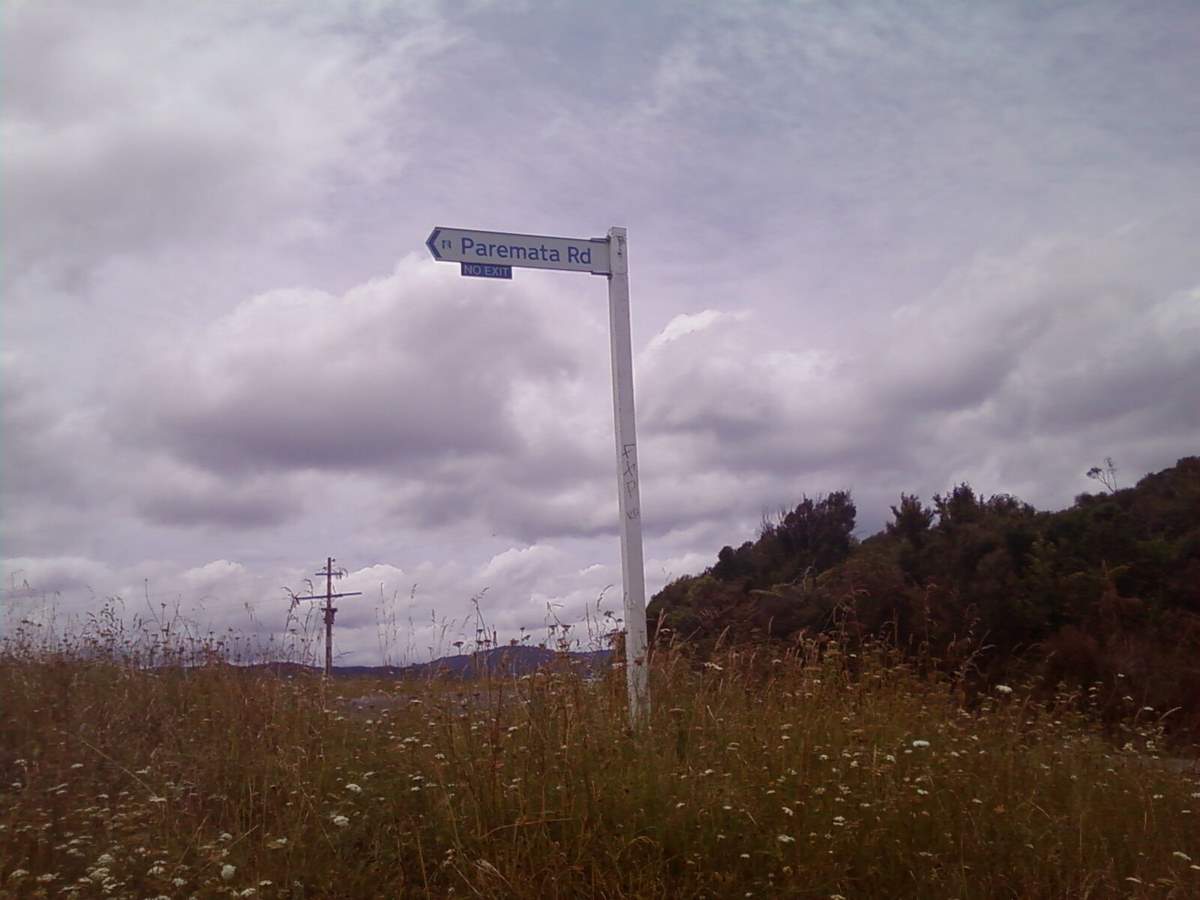 Paremata Marae road intersection